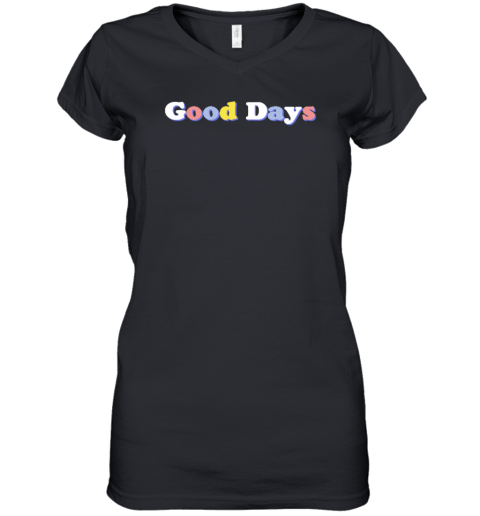 Good Days Color Women's V-Neck T-Shirt