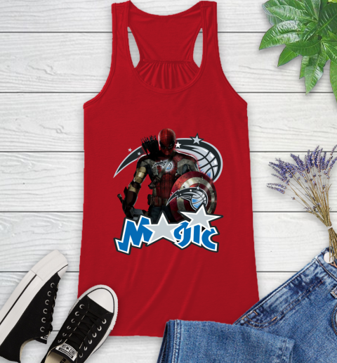 Philadelphia 76ers NBA Basketball Captain America Thor Spider Man Hawkeye Avengers Racerback Tank 6