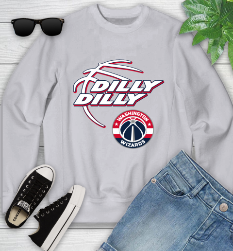 NBA Washington Wizards Dilly Dilly Basketball Sports Youth Sweatshirt 4