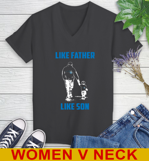 Orlando Magic NBA Basketball Like Father Like Son Sports Women's V-Neck T-Shirt 8