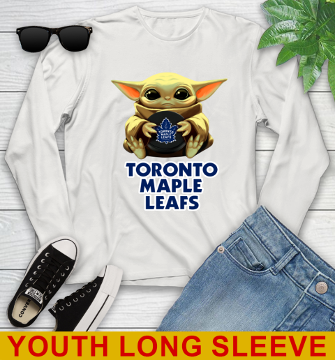NHL Hockey Toronto Maple Leafs Star Wars Baby Yoda Shirt 133
