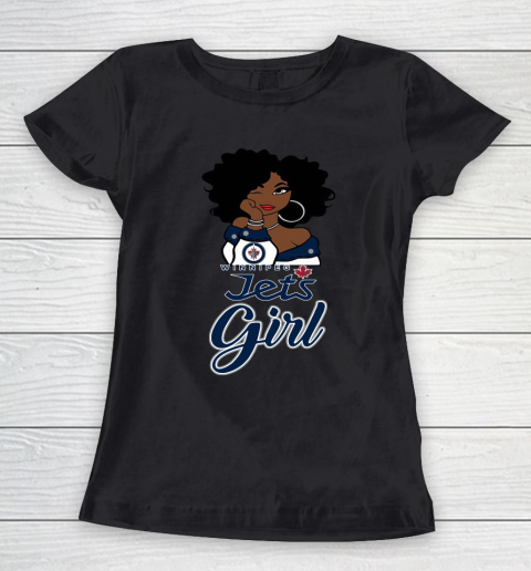 Winnipeg Jets Girl NHL Women's T-Shirt 2