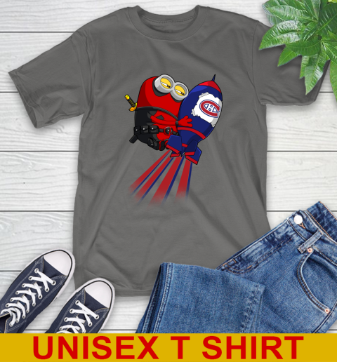 NHL Hockey Montreal Canadiens Deadpool Minion Marvel Shirt T-Shirt 10