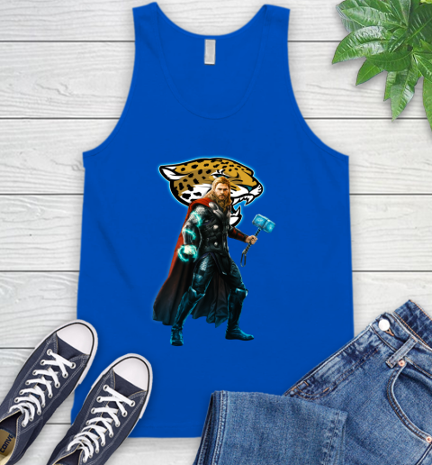 NFL Thor Avengers Endgame Football Jacksonville Jaguars Tank Top 5