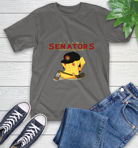 NHL Pikachu Hockey Sports Ottawa Senators T-Shirt 9