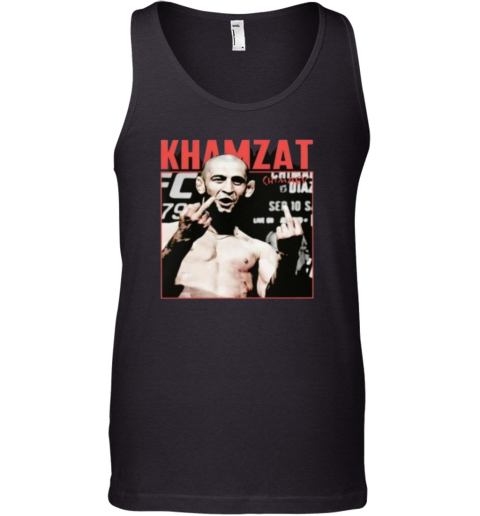 Khamzat Chimaev Middle Finger Premium Tank Top