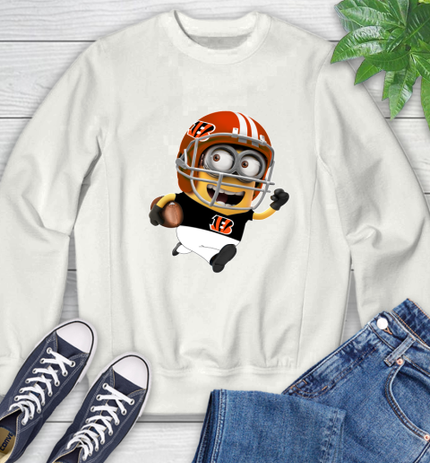 NFL Cincinnati Bengals Minions Disney Football Sports Sweatshirt