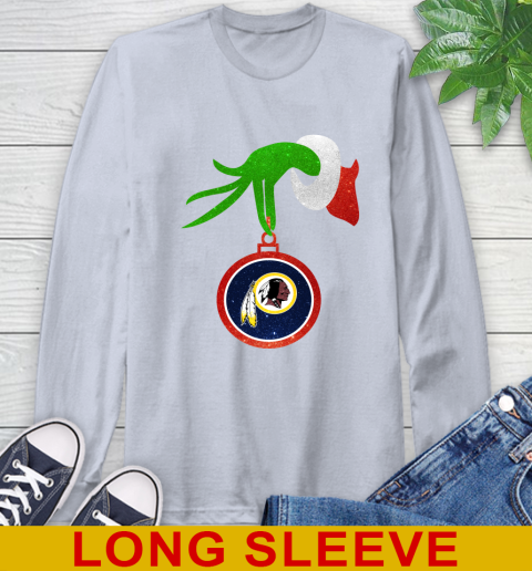 Washington Redskins Grinch Merry Christmas NFL Football Long Sleeve T-Shirt 6