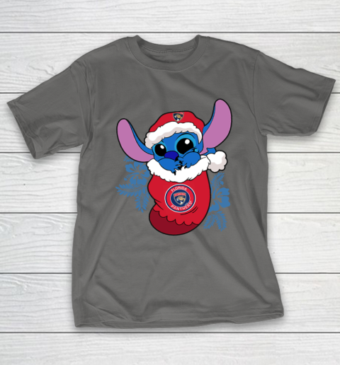 Florida Panthers Christmas Stitch In The Sock Funny Disney NHL T-Shirt 9