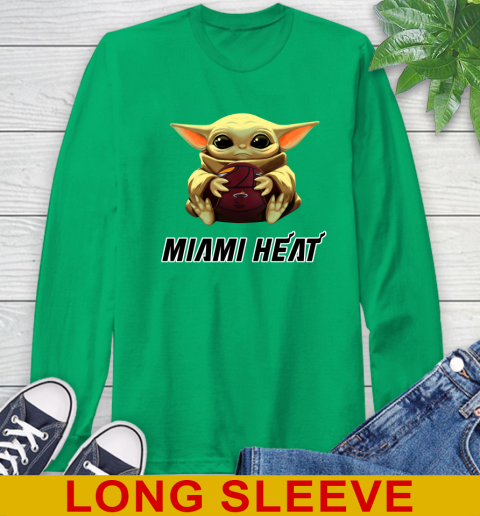 NBA Basketball Miami Heat Star Wars Baby Yoda Shirt 64