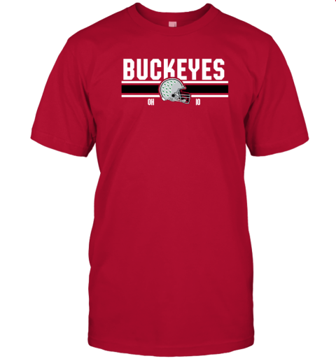 Gobuckeyes Store Ohio State Buckeyes Helmet T-Shirt