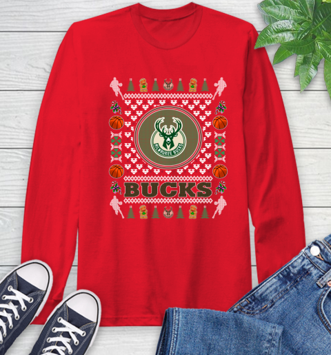 Milwaukee Bucks Merry Christmas NBA Basketball Loyal Fan Ugly Shirt 66