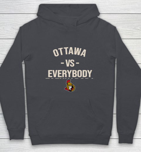 Ottawa Senators Vs Everybody Youth Hoodie 5