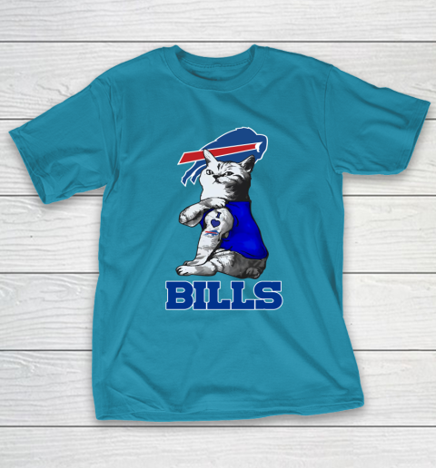 NFL Football My Cat Loves Buffalo Bills T-Shirt 7