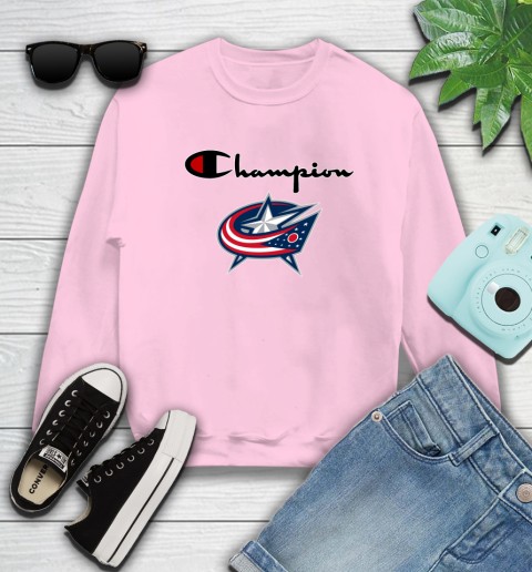 NHL Hockey Columbus Blue Jackets Champion Shirt Sweatshirt 6
