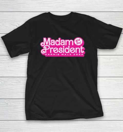 Madam President (and Tim!) Kamala Harris Youth T-Shirt