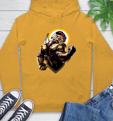 NFL Thanos Avengers Endgame Football Sports Washington Redskins Hoodie 3
