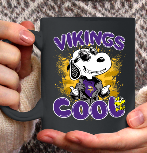 NFL Football Minnesota Vikings Cool Snoopy Shirt Ceramic Mug 11oz
