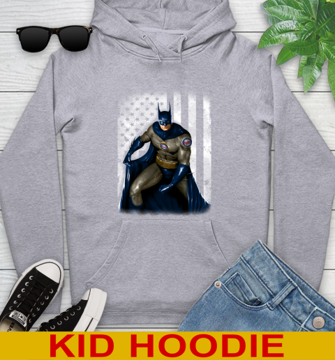 Minnesota Twins MLB Baseball Batman DC American Flag Shirt Youth Hoodie 6