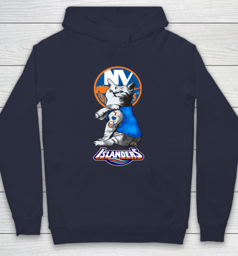 NHL My Cat Loves New York Islanders Hockey Hoodie 2