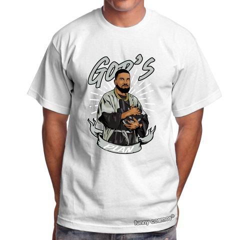 Air Jordan 5 Anthracite Matching Sneaker Tshirt Frake God's Plan Black and White Jordan Tshirt