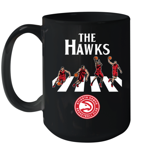 NBA Basketball Atlanta Hawks The Beatles Rock Band Shirt Ceramic Mug 15oz