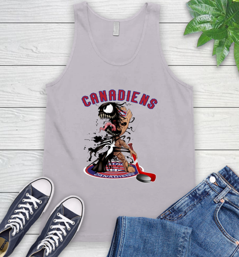 NHL Montreal Canadiens Hockey Venom Groot Guardians Of The Galaxy Tank Top 4