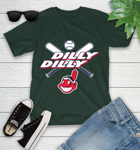 MLB Cleveland Indians Dilly Dilly Baseball Sports Youth T-Shirt 5
