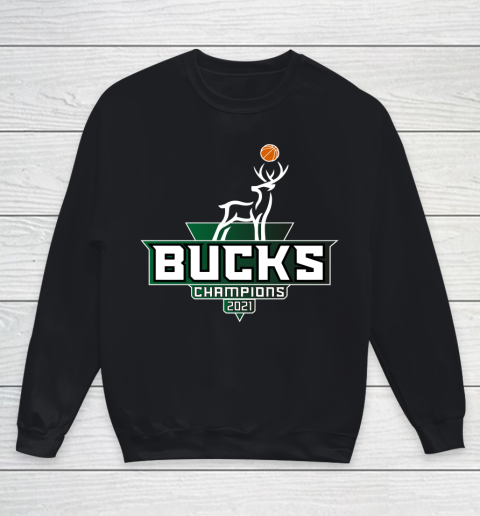 Bucks Champions NBA Championship 2021 Youth Sweatshirt