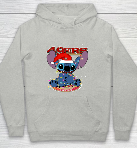 San Francisco 49ers NFL Football noel stitch Christmas Youth Hoodie