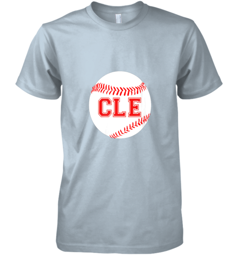 otlj cleveland ohio baseball heart cle premium guys tee 5 front light blue
