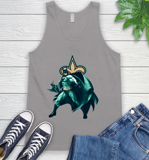 NFL Batman Football Sports New Orleans Saints Tank Top 4
