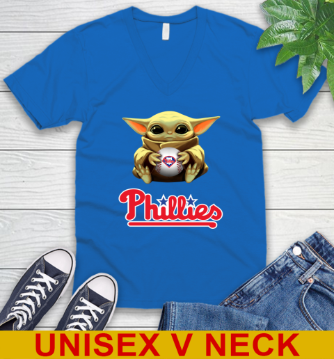 MLB Baseball Philadelphia Phillies Star Wars Baby Yoda Shirt 54
