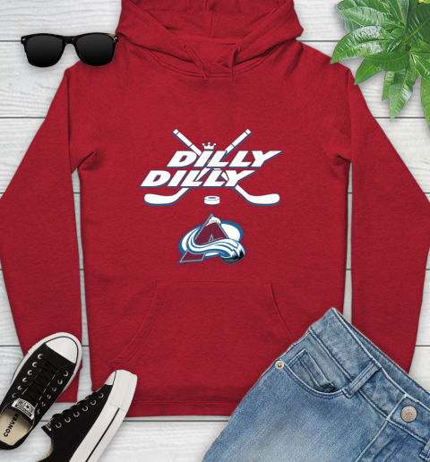 NHL Colorado Avalanche Dilly Dilly Hockey Sports Youth Hoodie 11