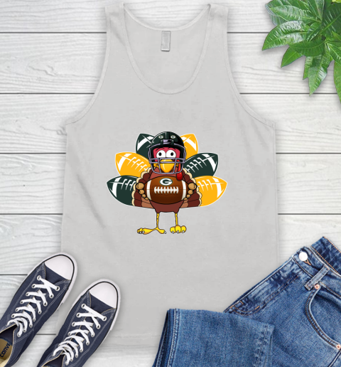 Green Bay Packers Turkey Thanksgiving Day Tank Top