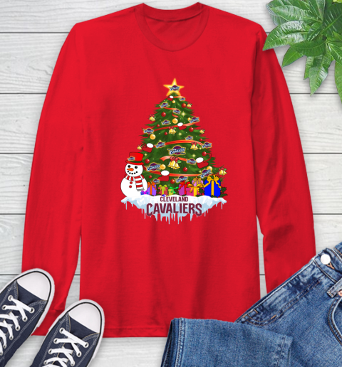 Cleveland Cavaliers Merry Christmas NBA Basketball Sports Long Sleeve T-Shirt 10