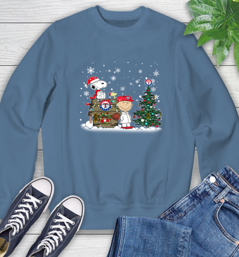 MLB Washington Nationals Snoopy Charlie Brown Christmas Baseball Commissioner's Trophy Sweatshirt 8