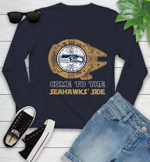 NFL Come To The Seattle Seahawks Wars Football Sports Youth Long Sleeve 2