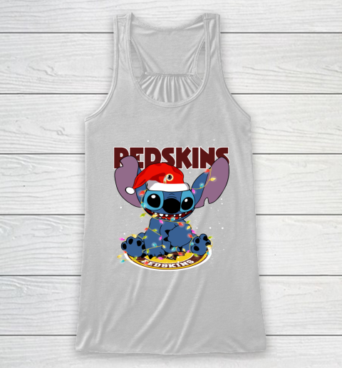 Washington Redskins NFL Football noel stitch Christmas Racerback Tank