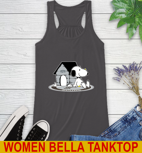 NBA Basketball San Antonio Spurs Snoopy The Peanuts Movie Shirt Racerback Tank 12