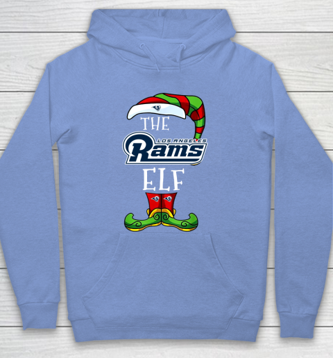 Los Angeles Rams Christmas ELF Funny NFL Hoodie 8