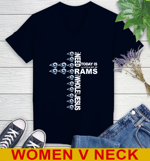 Los angeles rams shirt online women