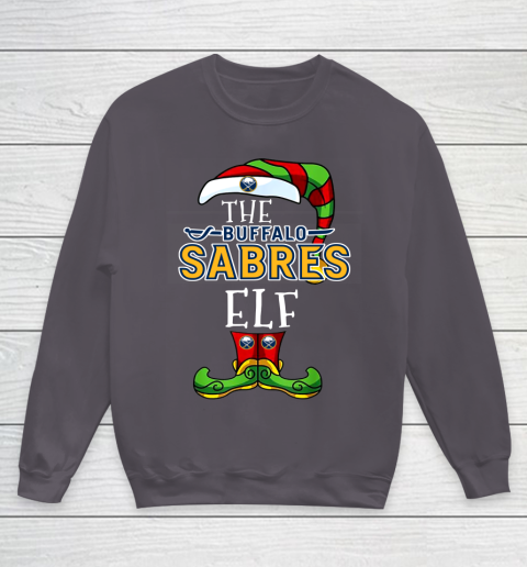 Buffalo Sabres Christmas ELF Funny NHL Youth Sweatshirt 5