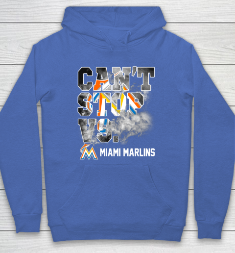 MLB Miami Marlins Baseball Can't Stop Vs Marlins Hoodie 6