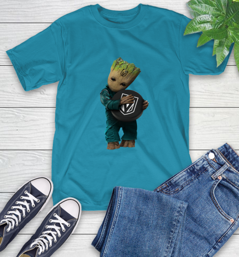 NHL Groot Guardians Of The Galaxy Hockey Sports Vegas Golden Knights T-Shirt 8