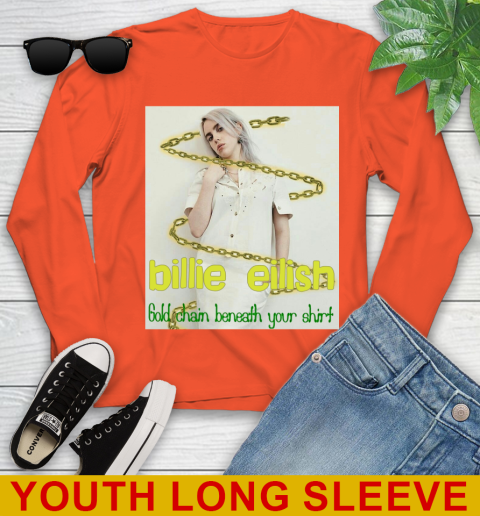 Billie Eilish Gold Chain Beneath Your Shirt 125