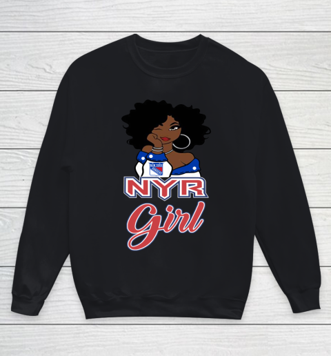 New York Rangers Girl NHL Youth Sweatshirt