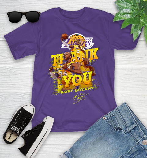 Great Thank you Kobe Bryant Los Angeles Lakers signature shirt 96