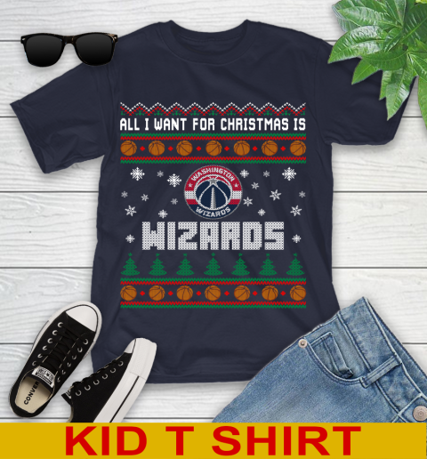 NBA Basketball All I Want For Christmas Is Washington Wizards 98