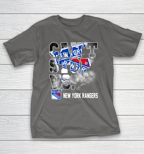 NHL New York Rangers Hockey Can't Stop Vs T-Shirt 8